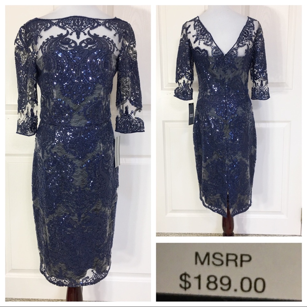 NWT! Tahari Arthur Levine Ella dress